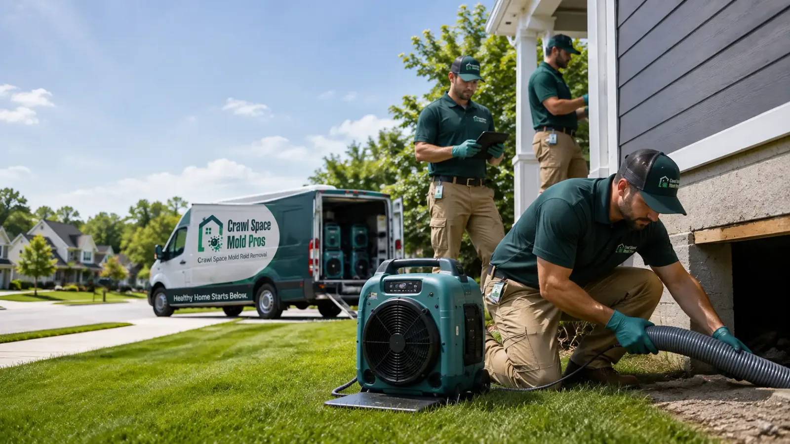 Crawl Space Mold Removal in Drayton, ND